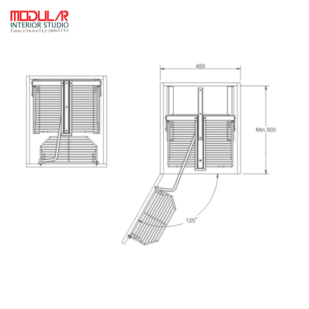 Tall Unit Kitchen Storage Basket