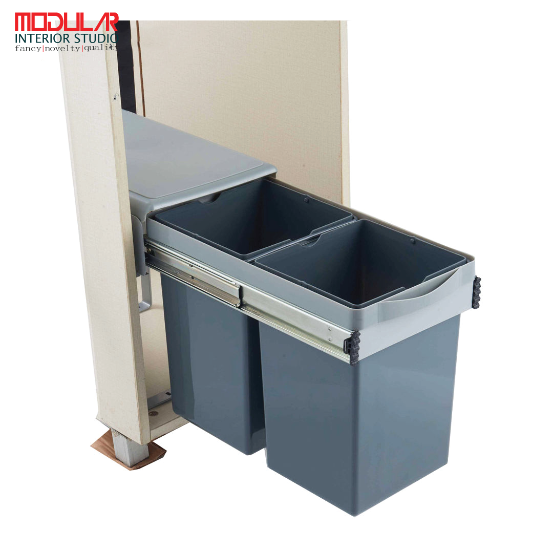 Pullout Drawing PVC Dustbin
