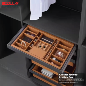 Premium Velvet Jewelry Organizer Drawer Insert