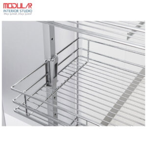 Pull out Six Layer Tall Unit with Wire Baskets