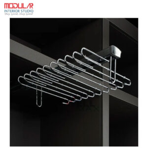Premium Pull-Out Trouser Rack for Modern Wardrobes