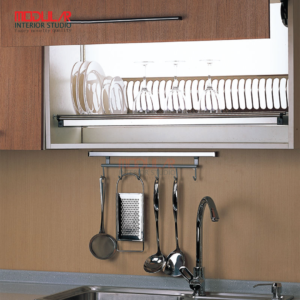 Built-In Dish Rack Kitchen – Space-Saving Kitchen Storage Solution
