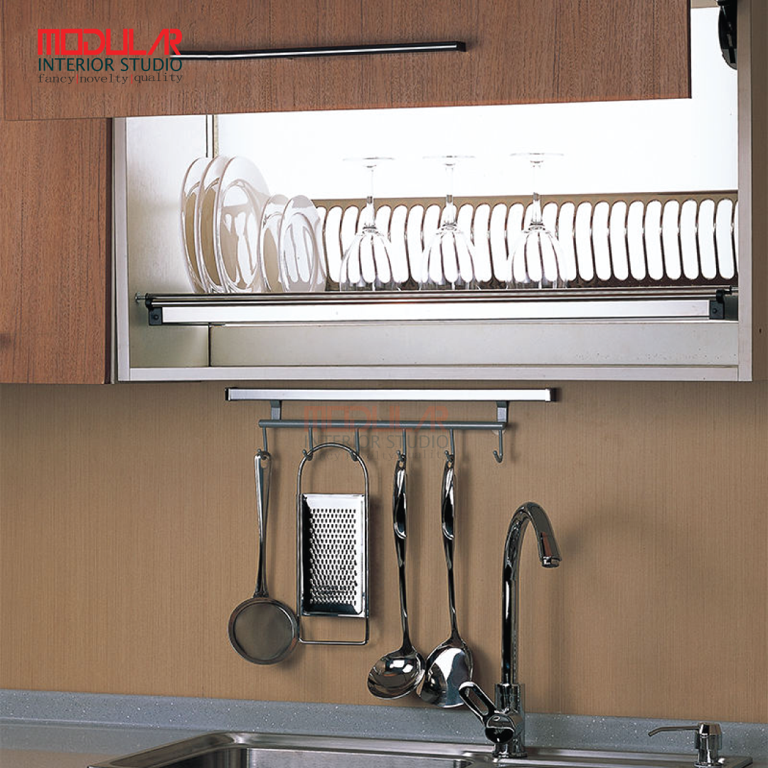 Built-In Dish Rack Kitchen – Space-Saving Kitchen Storage Solution