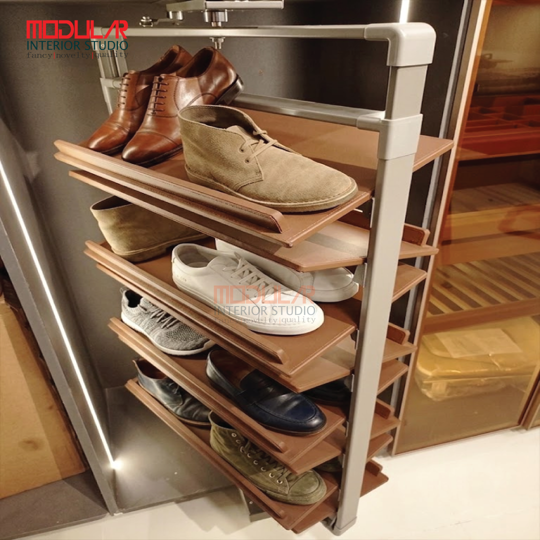 wardrobe rotating shoe rack
