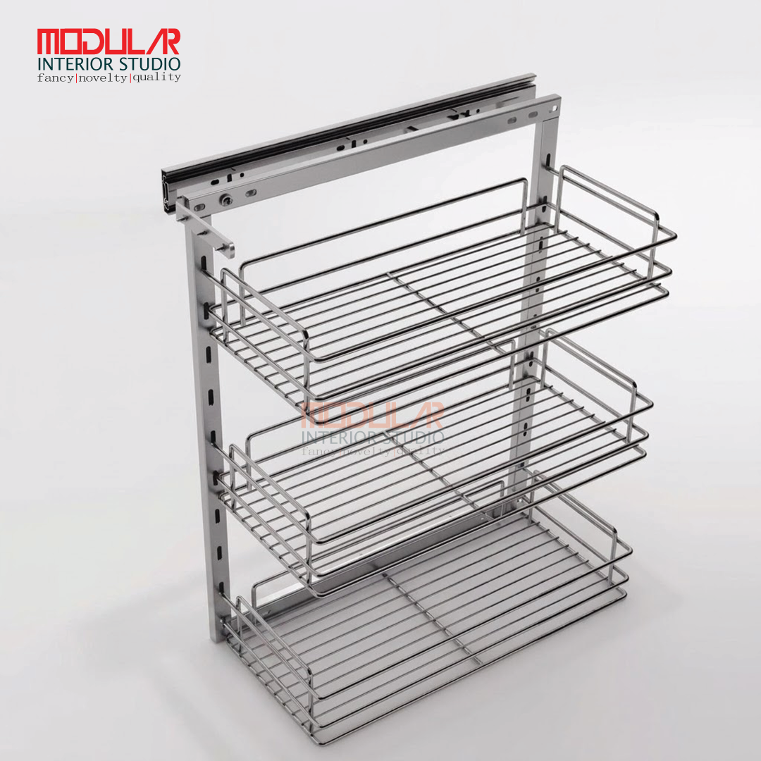 Spice Side Drawer Basket 009F (3 layers) - Image 2
