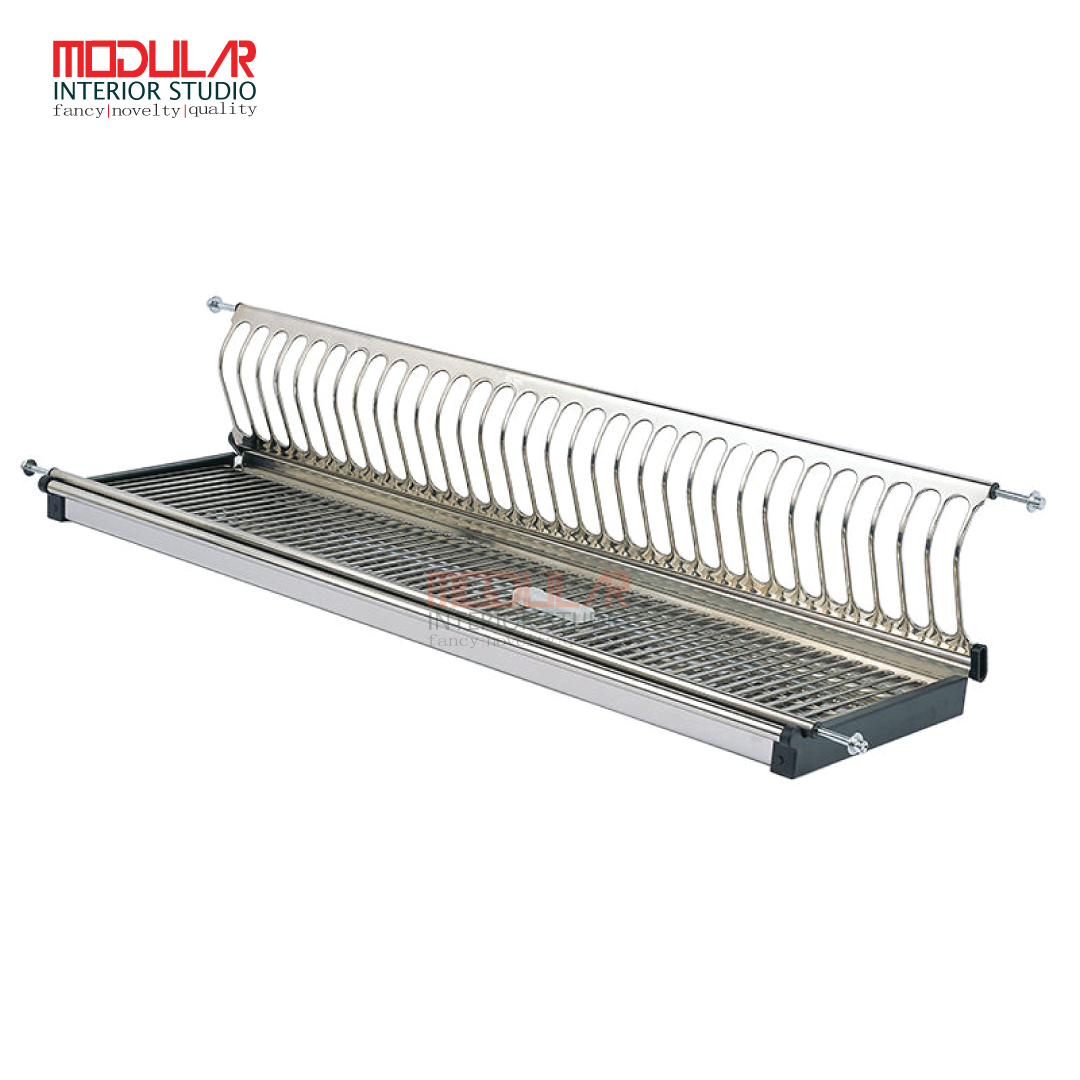 Built-In Dish Rack Kitchen | Modern Kitchen Dish Drying Rack & Storage Organizer