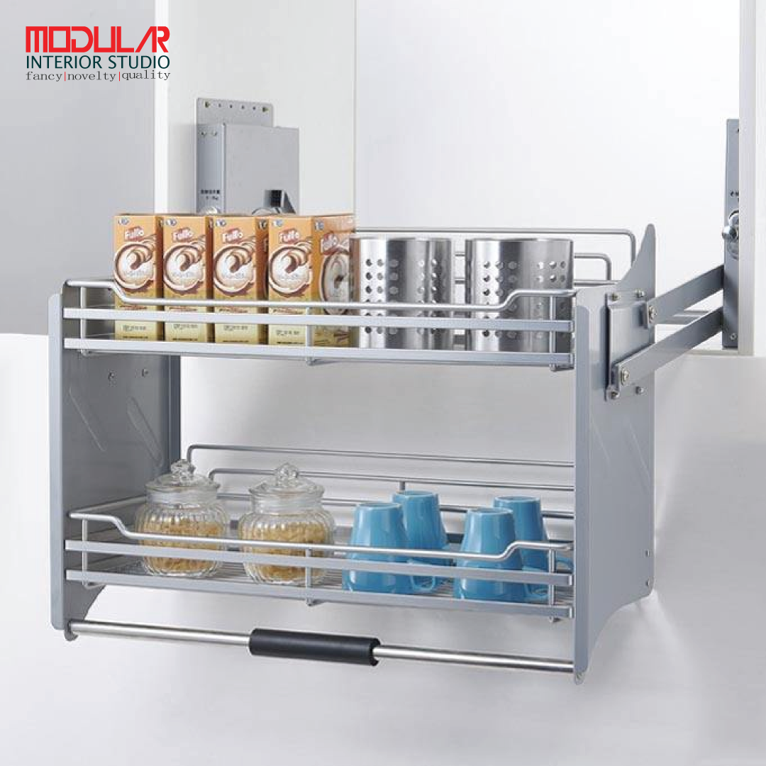 Elevator Basket for Modular Kitchen | Space-Saving Pull-Down Storage Solution - Image 6