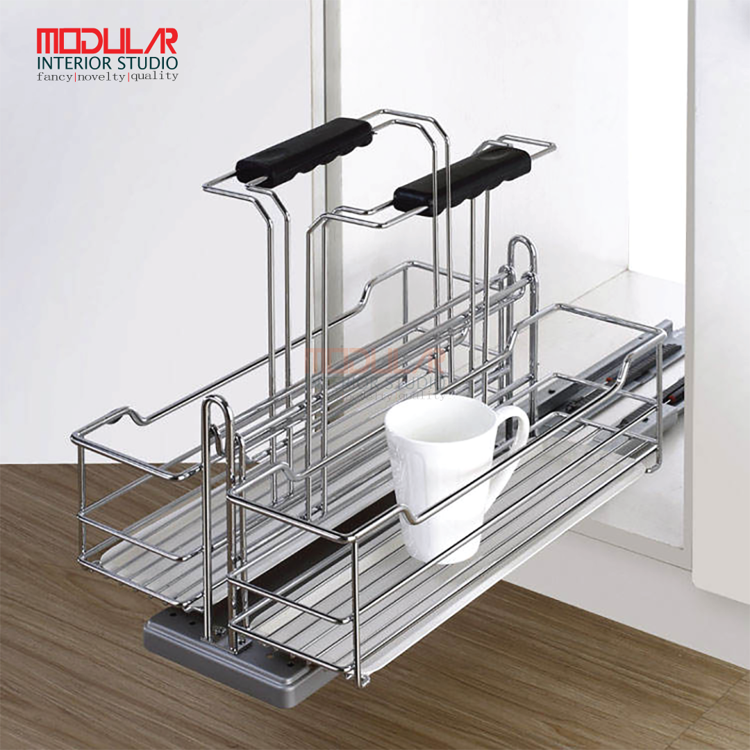 Movable spice rack drawer basket | Multi Functional Rack - Image 3