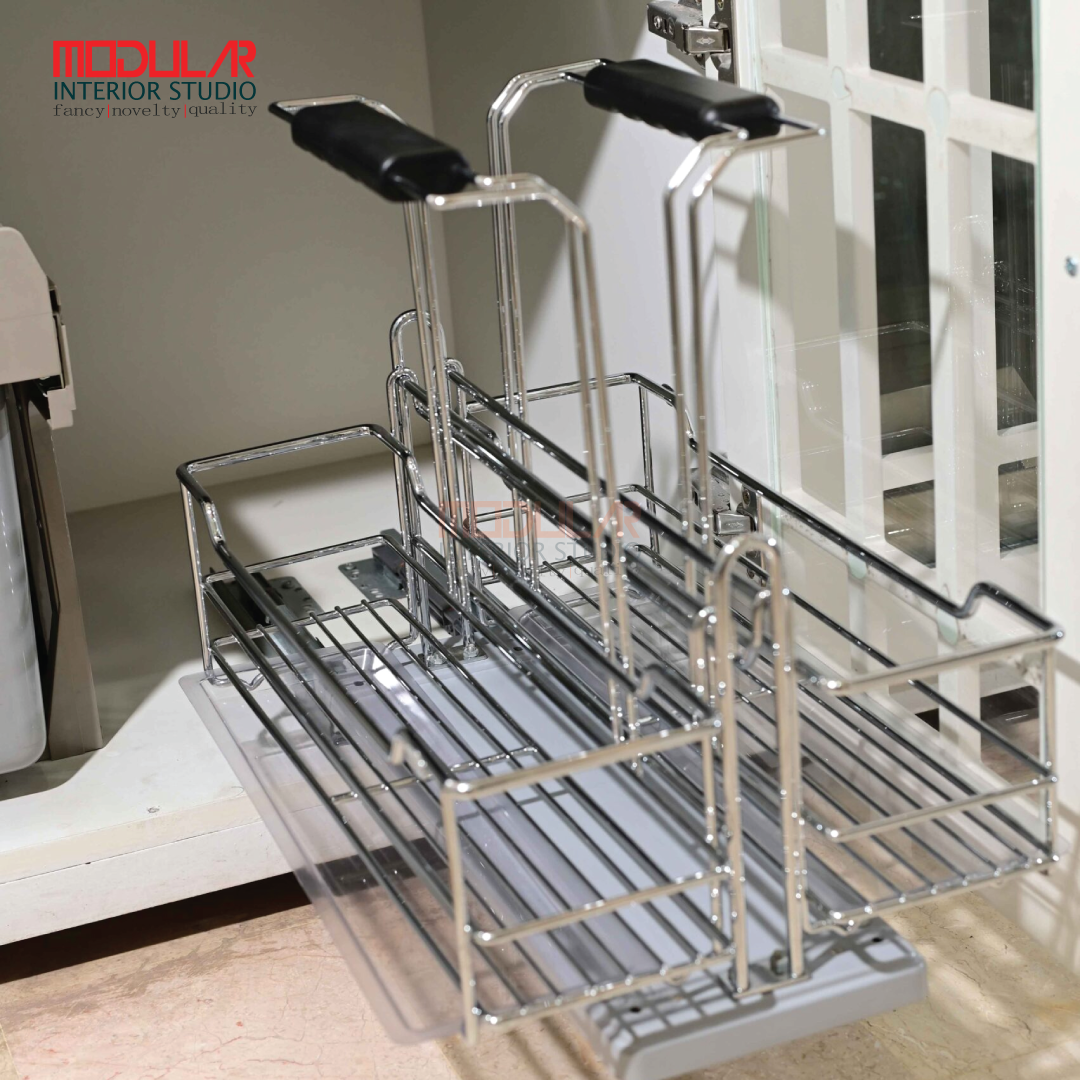 Movable spice rack drawer basket | Multi Functional Rack - Image 4