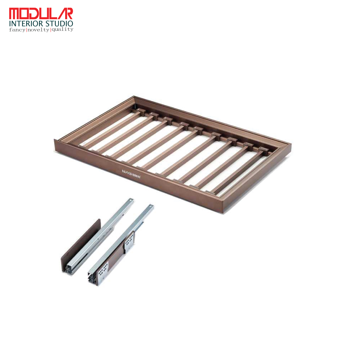 Premium Pull-Out Trousers Rack | Modular Wardrobe Organizer