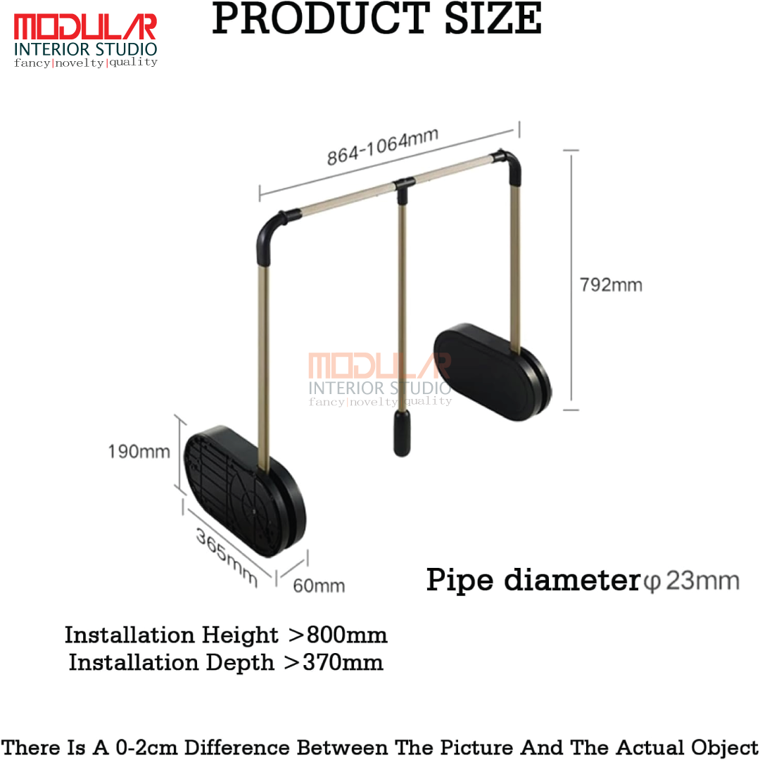 HIGOLD Wardrobe Pull Down Clothes Lift | Closet Accessories